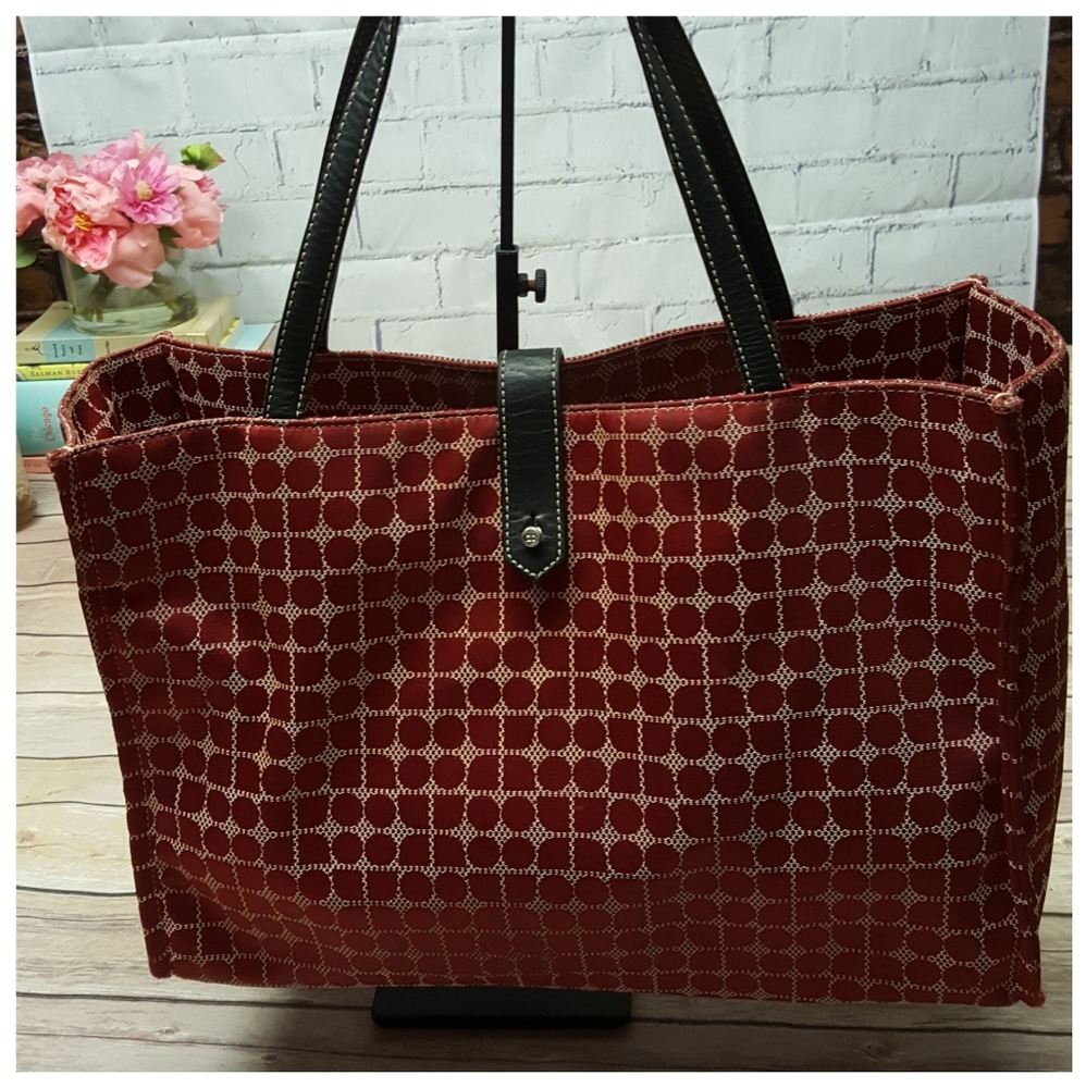 90s Kate Spade Dot Noel Signature Logo Tote